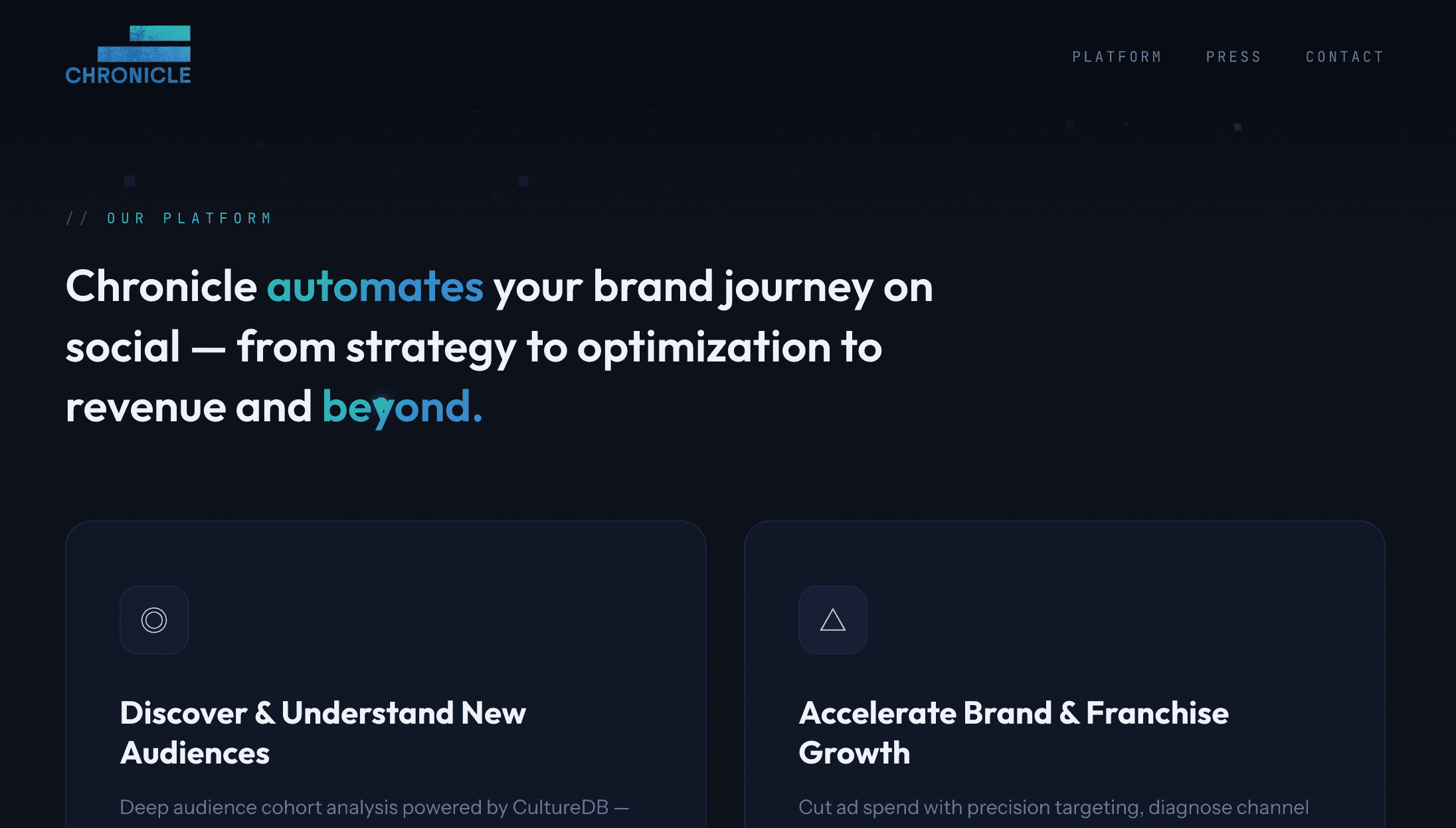 Chronicle primary screenshot